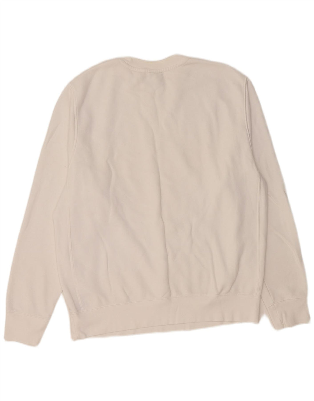 NIKE sweatshirt til mænd Medium hvid bomuld