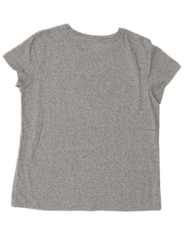 Levi's Grafisk T-shirt top til kvinder DK 16 Stor grå flækket