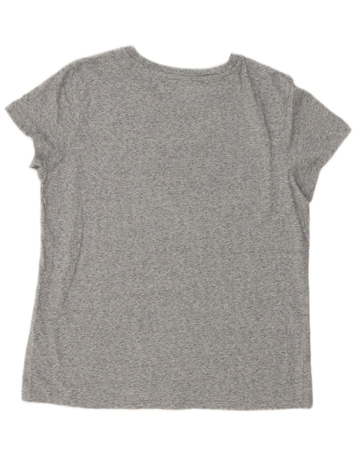 Levi's Grafisk T-shirt top til kvinder DK 16 Stor grå flækket