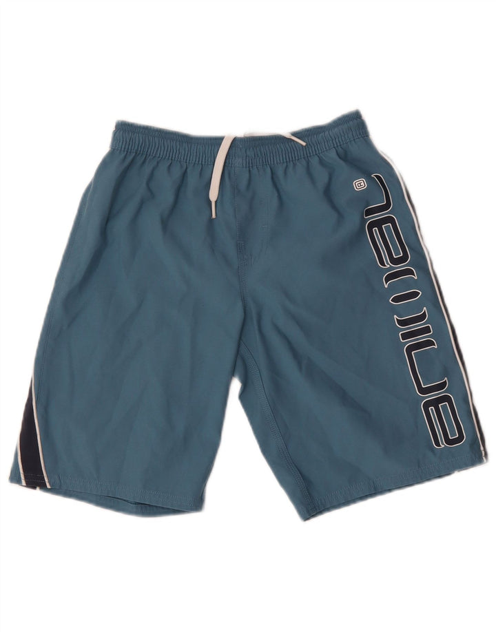 Animal Boys Grafiske svømmeshorts 13-14 år Medium Blue Colourblock