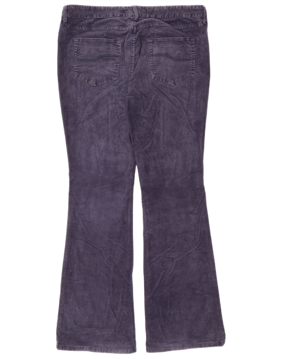 FAT FACE Dame Bootcut Corduroy Bukser UK 14 Large W34 L31 Navy Blue