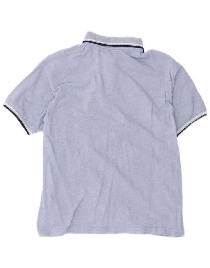 FRED PERRY drenge poloshirt 15-16 år blå stribet bomuld