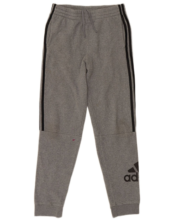Adidas Drenge Grafisk træningsdragt Bukser Joggers 13-14 år XL Grå Bomuld