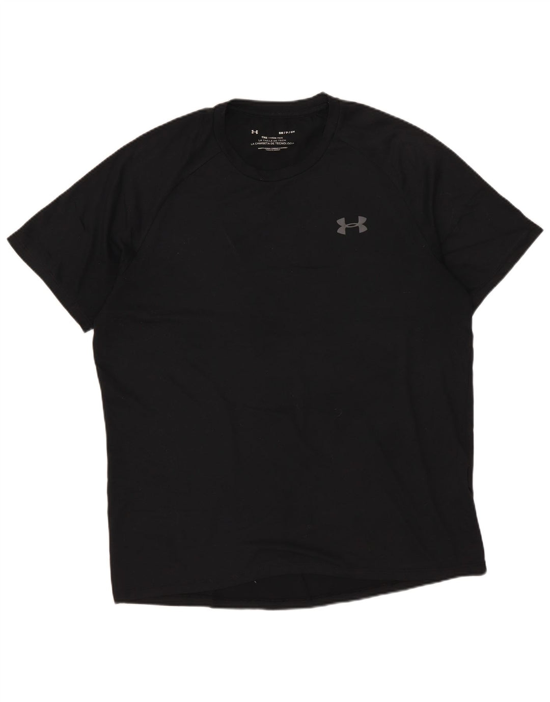 Under Armour Herre T-Shirt Top Lille Sort Polyester