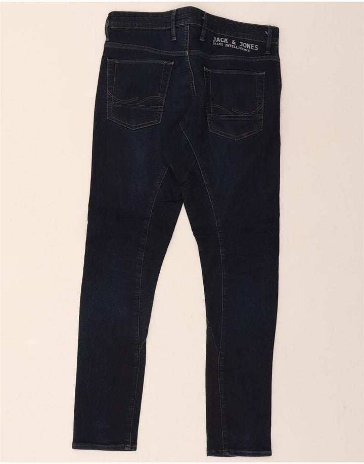 JACK & JONES Mens Slim Jeans W30 L32 Blue Cotton Vintage Jack & Jones and Second-Hand Jack & Jones from Messina Hembry 