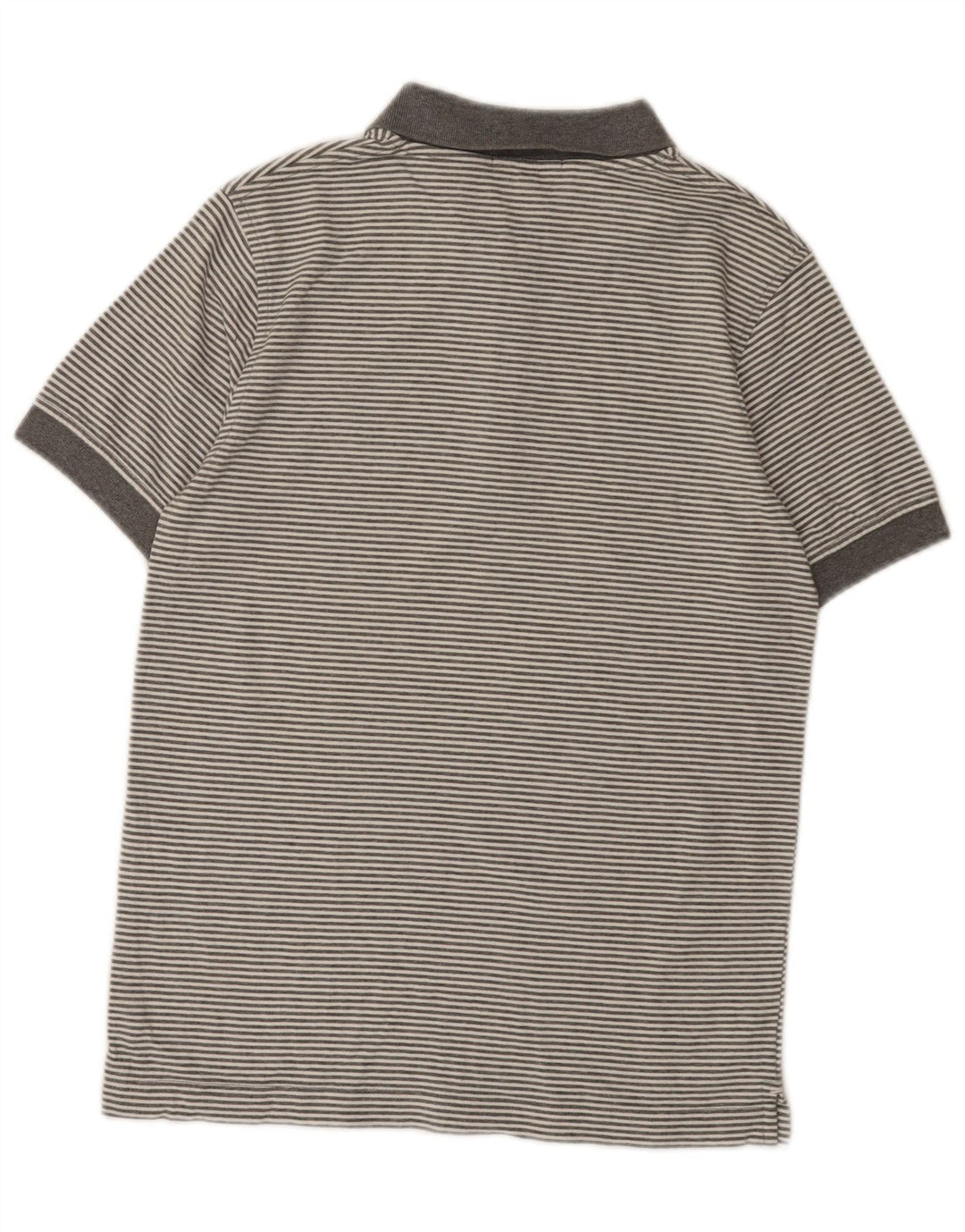 Lyle & Scott herre poloshirt mellemgrå stribet bomuld