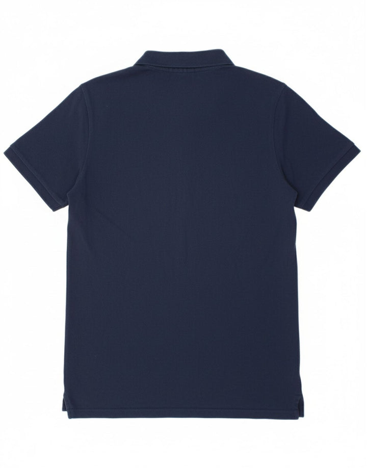 MAUI AND SONS Mens Polo Shirt Medium Navy Blue Cotton