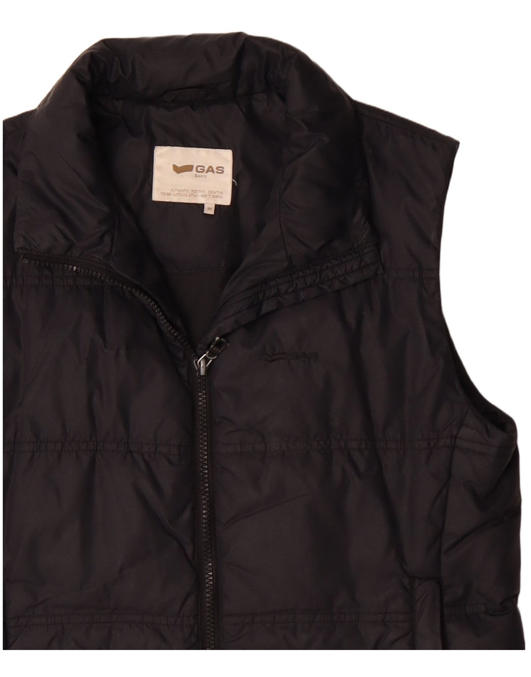 Gas Polstret Gilet UK 14 Medium Navy Blue Polyester