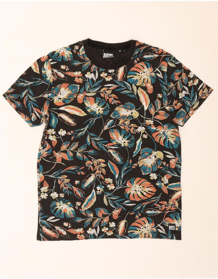 Superdry Grafisk T-shirt top til mænd Stor flerfarvet blomster