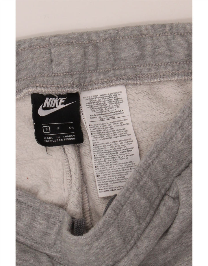 NIKE Mens Graphic Tracksuit Trousers Joggers Small  Grey Cotton Vintage Nike and Second-Hand Nike from Messina Hembry 