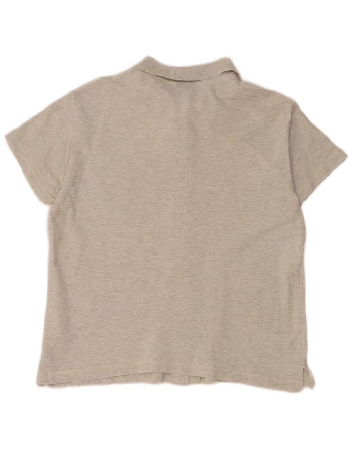 LOTTO Kortærmet skjortebluse til kvinder UK 20 2XL Grå Bomuld