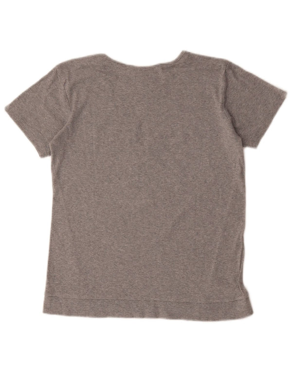 Champion piger grafisk t-shirt top 13-14 år XL grå flækket bomuld