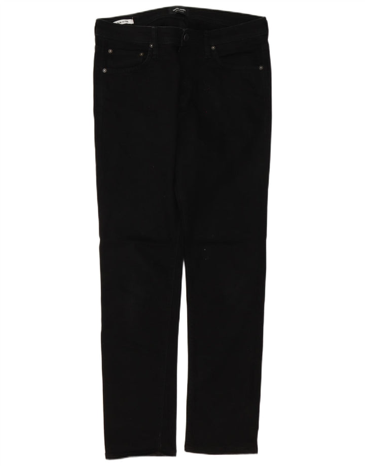 Jack & Jones Herre GLENN Slim Jeans W32 L32 Sort Bomuld