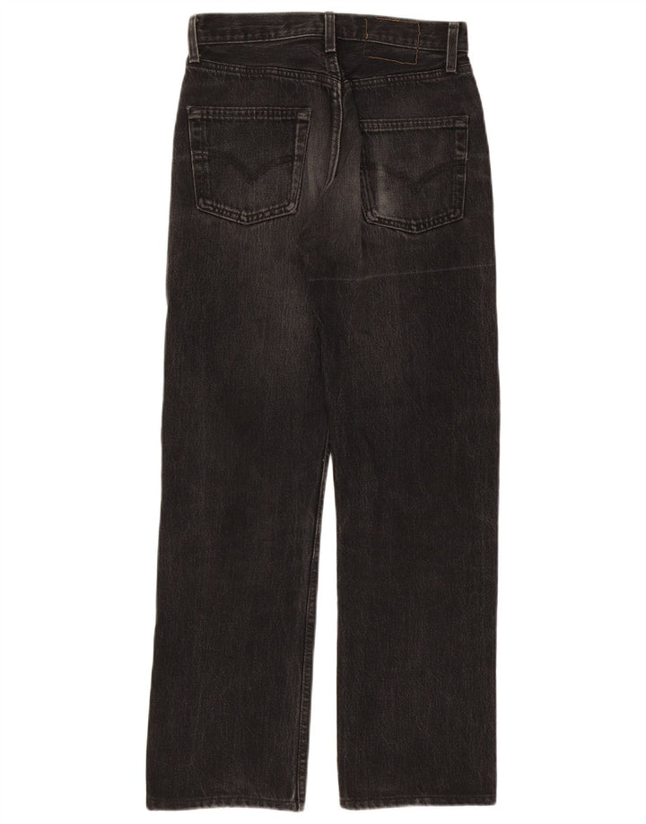 Levi's lige jeans til kvinder W28 L28 sort bomuld