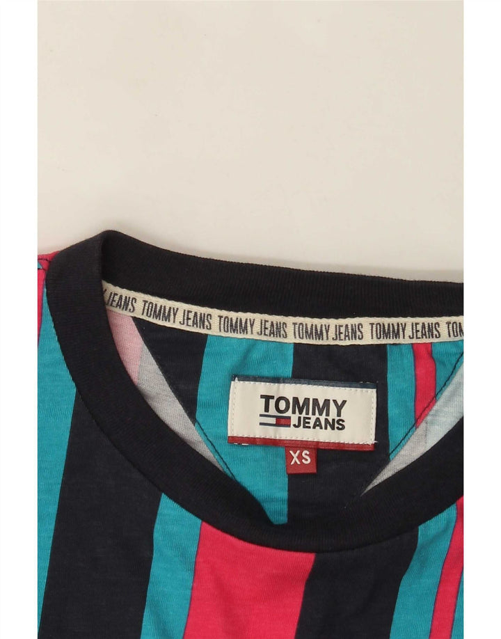 Tommy Hilfiger Herre T-Shirt Top XS Flerfarvet Stribet