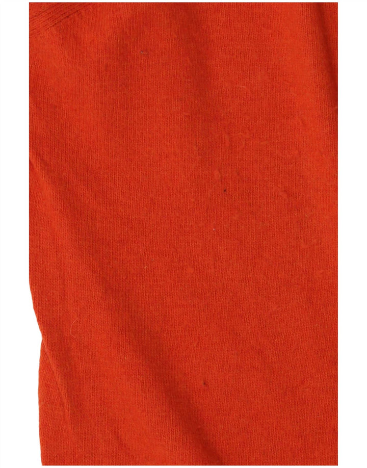 Zara Herre V-hals sweater Stor Orange Viscose
