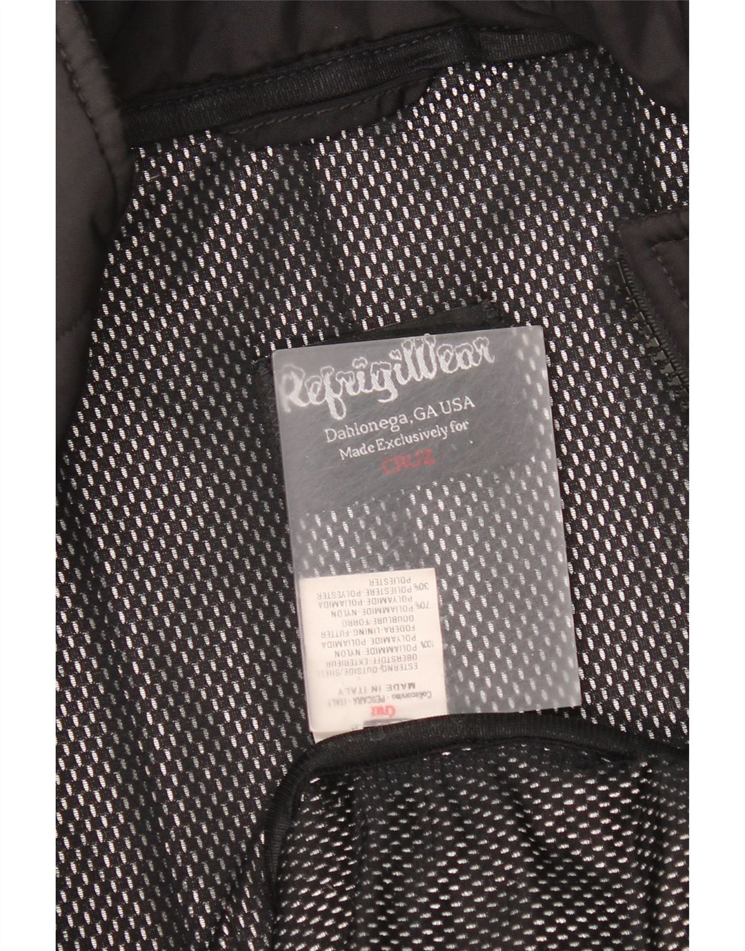 Refrigiwear Womens Cruz Polstret Jakke UK 6 XS Sort Polyamid