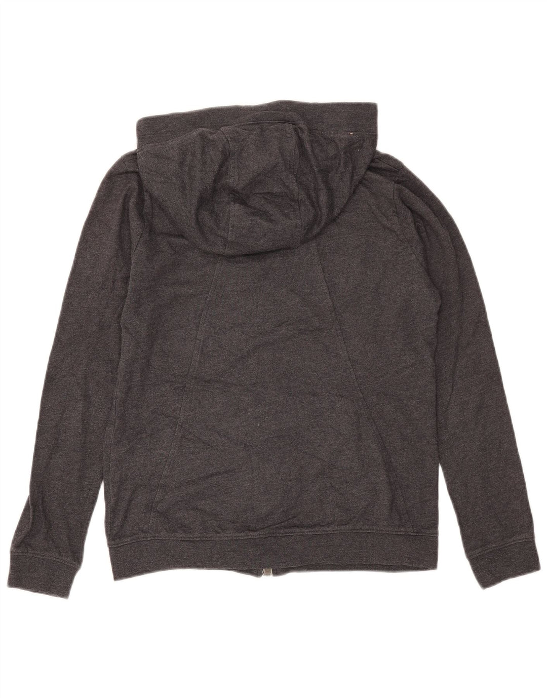 Nike hættetrøje med lynlås til kvinder UK 14 Medium Grey Polyester