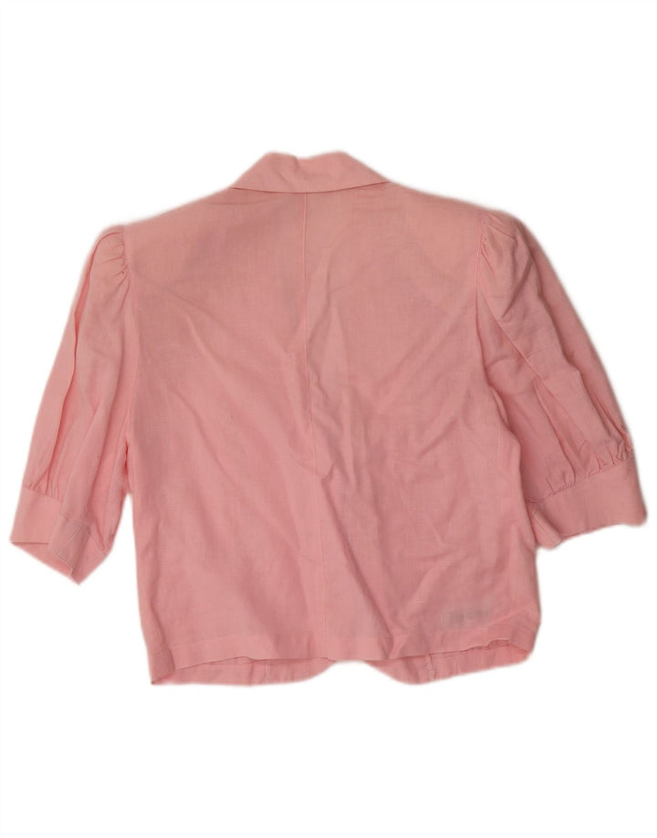 Incom Dame Kortærmet Blazer Jakke IT 44 Medium Pink