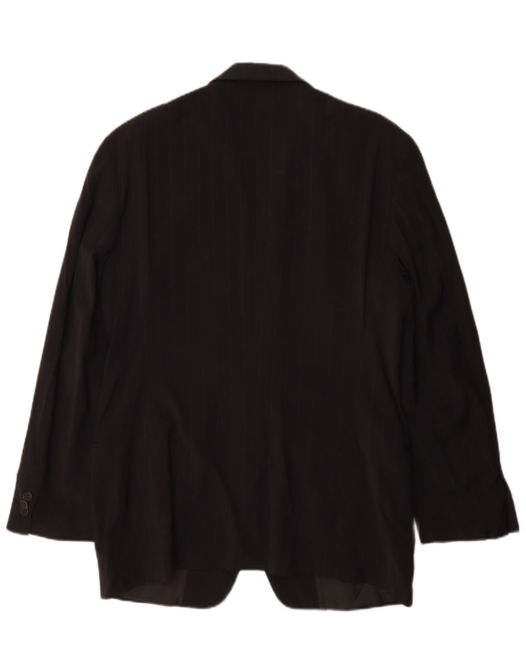 Emporio Armani Herre 3-knaps blazerjakke IT 48 Medium Sort nålestribe