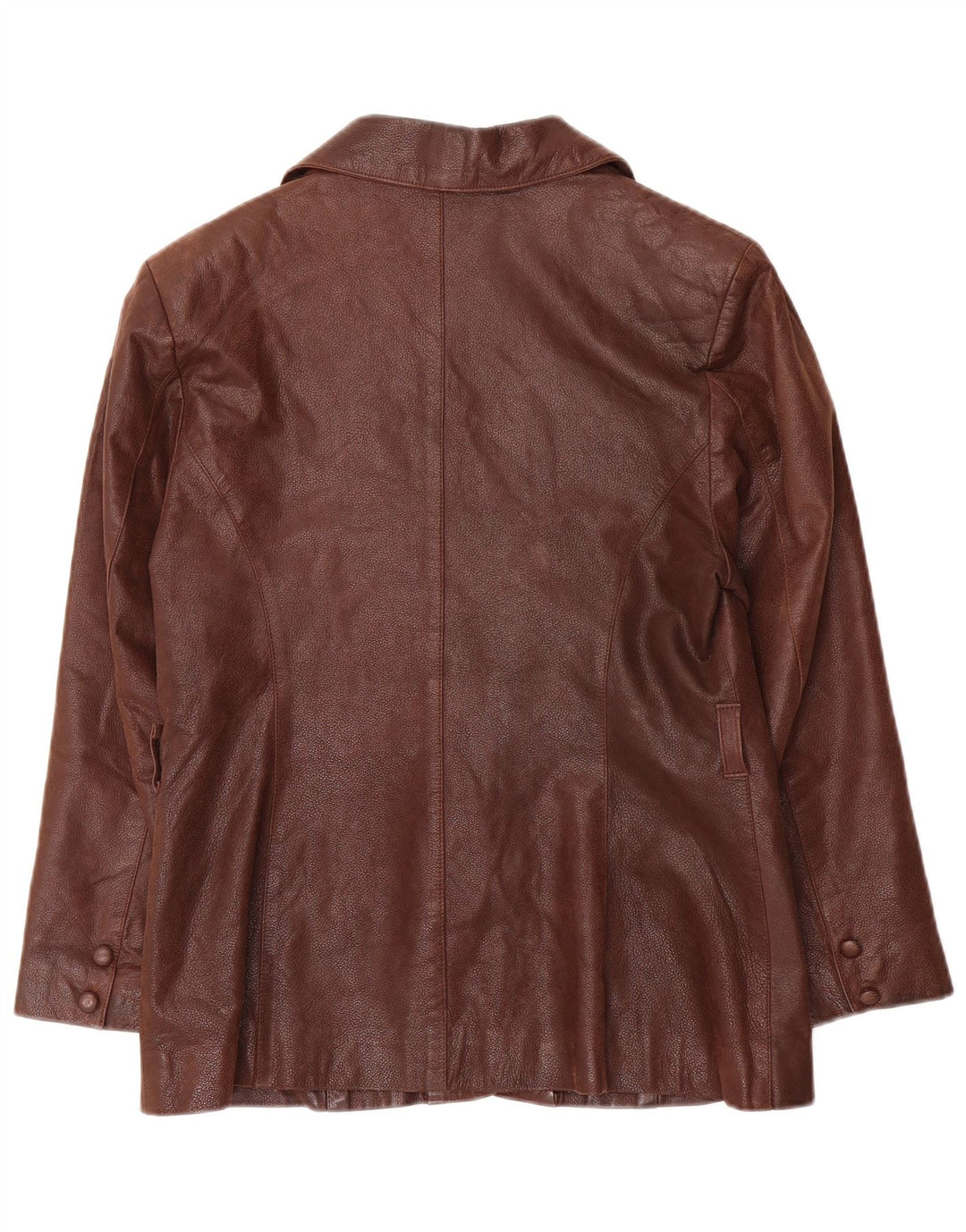 Lavorazione Artigianale Dame 3-knaps blazerjakke IT 44 Medium Brun