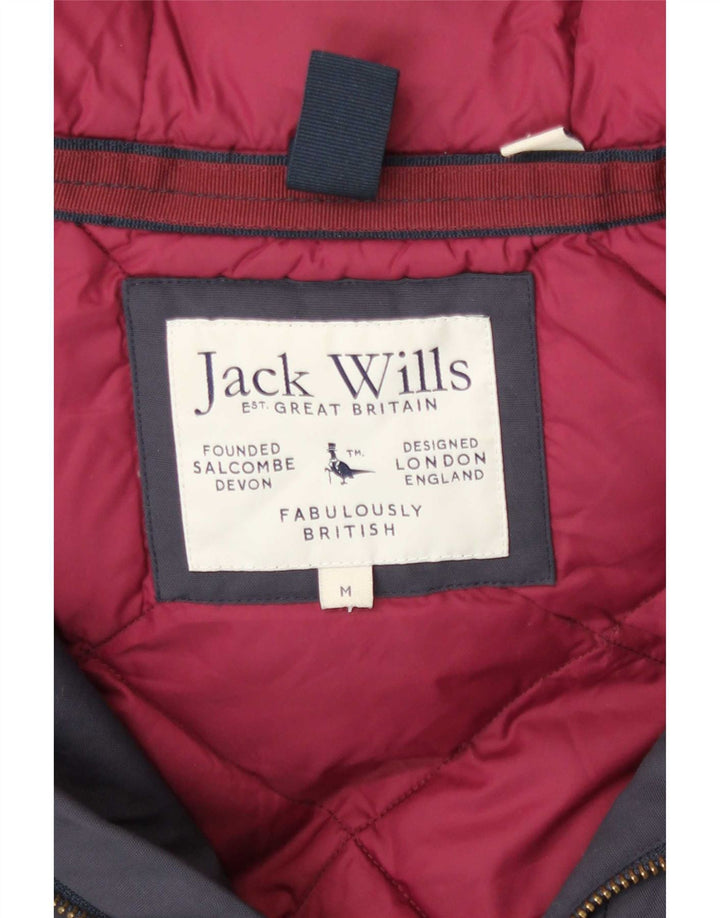Jack Wills Herre hættepolstret jakke UK 38 Medium Navy Blue