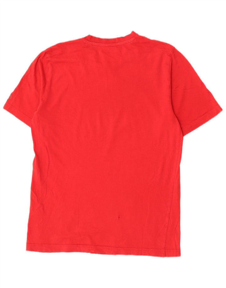 Adidas Grafisk T-shirt top til mænd, lille rød bomuld