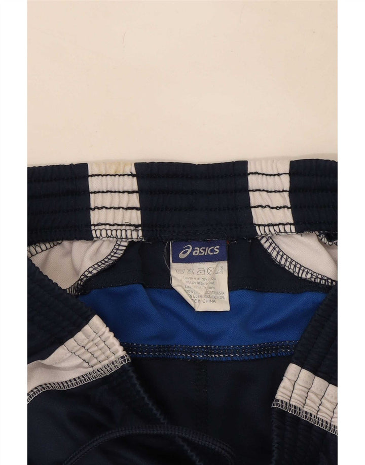 Asics Sportsshorts til mænd Small Navy Blue Colourblock Polyester