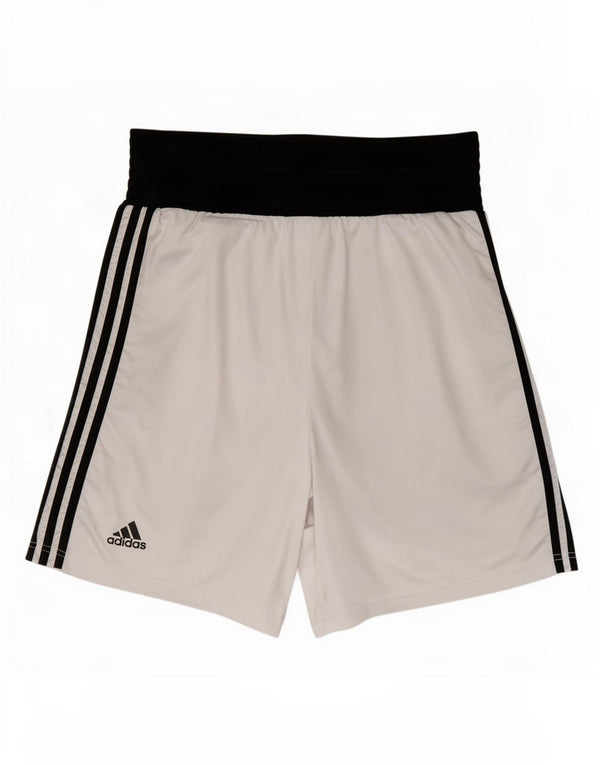Adidas Herre Sportshorts Medium White Colourblock Polyester