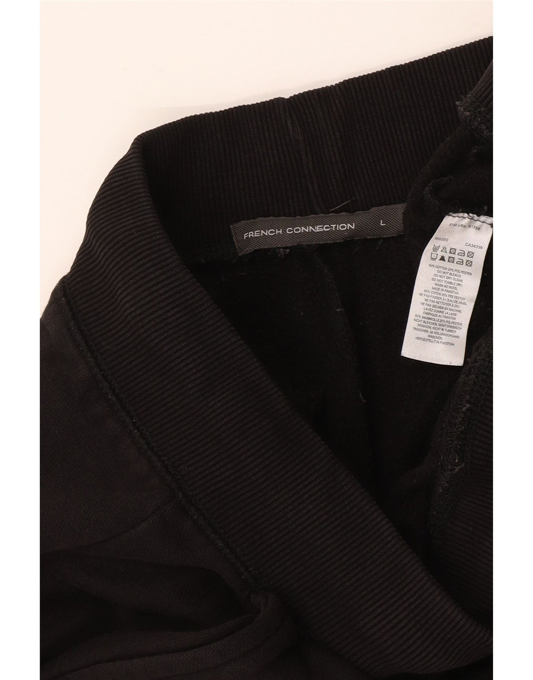 FRANSK FORBINDELSE Herre træningsdragt Bukser Jogger Stor Sort Bomuld