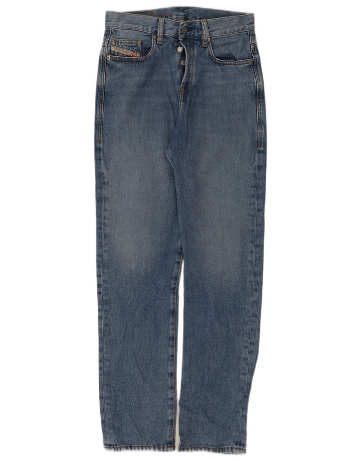 Diesel Dame Straight Jeans W26 L31 Blå Bomuld
