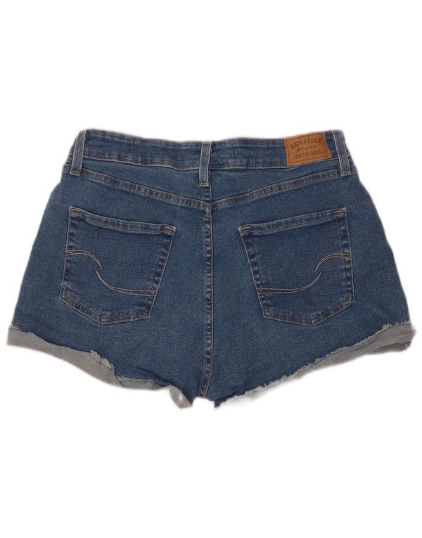 Levi's Womens High Rise denimshorts US 12 Large W31 Blue Cotton
