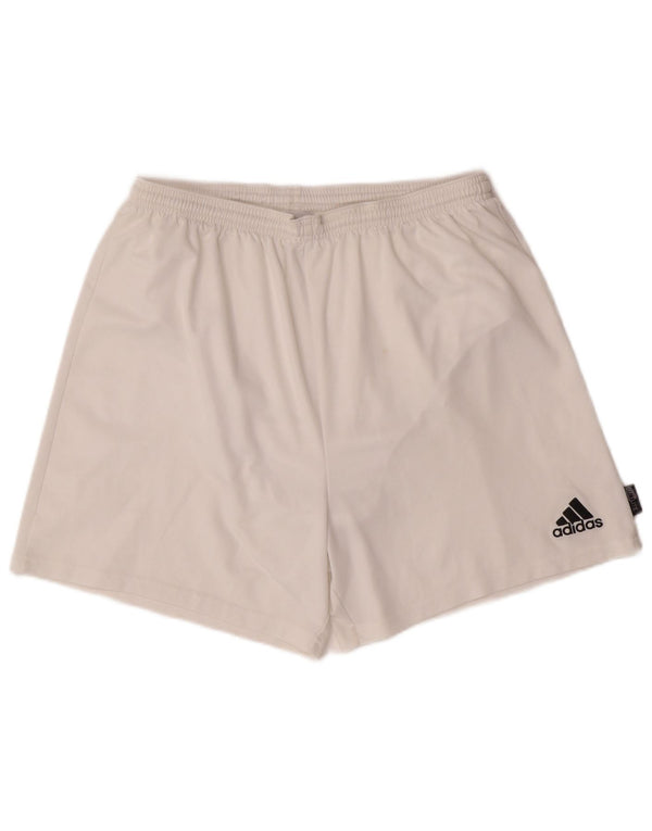 ADIDAS Herre Climalite Sportshorts XL Hvid Polyester