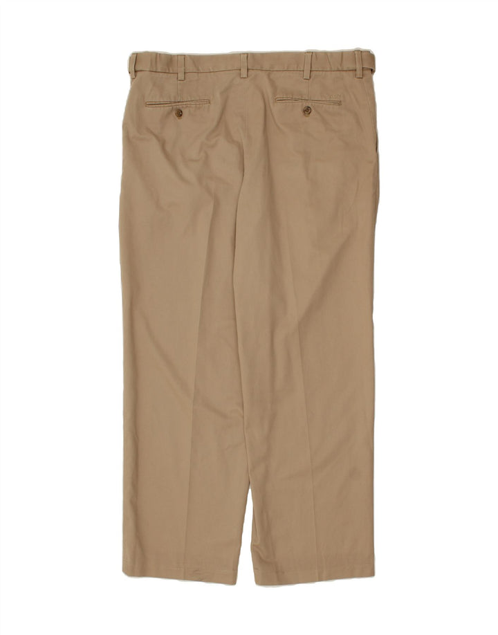 IZOD Mens Pegged Chino Trousers W38 L32 Beige Cotton Vintage Izod and Second-Hand Izod from Messina Hembry 
