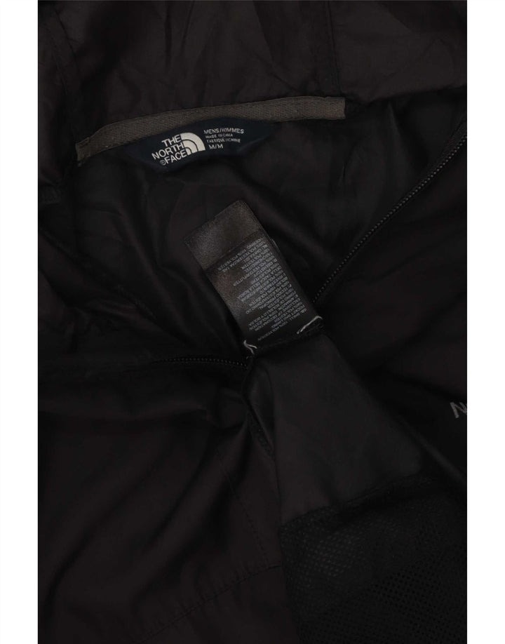 The North Face Herre Grafisk Regnjakke med Hætte UK 38 Medium Sort Polyester