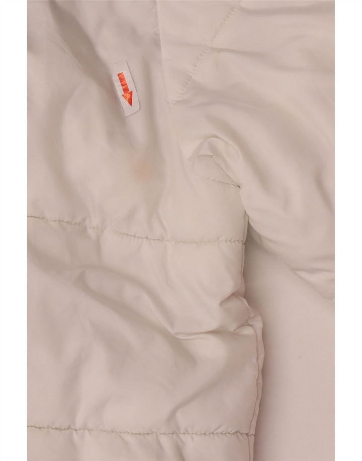 Kappa herre polstret jakke UK 40 Large White Colourblock Polyester