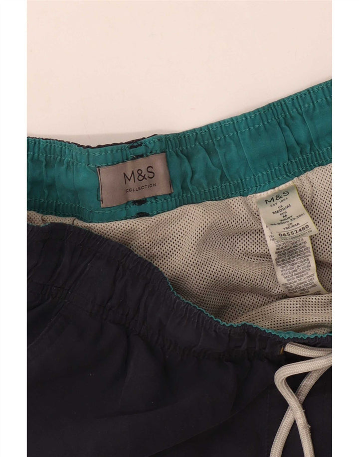 Marks & Spencer Badeshorts til mænd mellem marineblå polyester