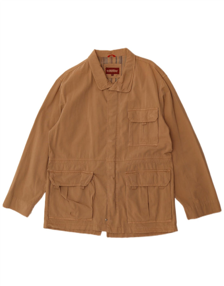 Carrera Herre Utility Jacket UK 38 Medium Beige Bomuld