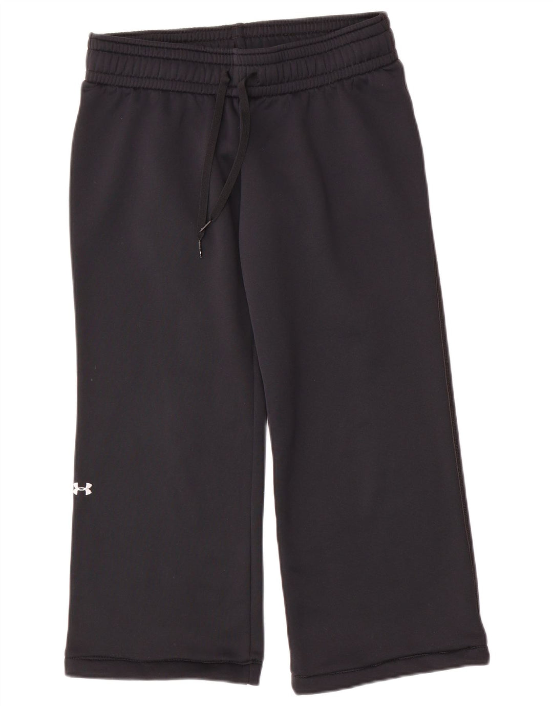 UNDER ARMOUR Womens Crop træningsdragt Bukser UK 10 Small Black