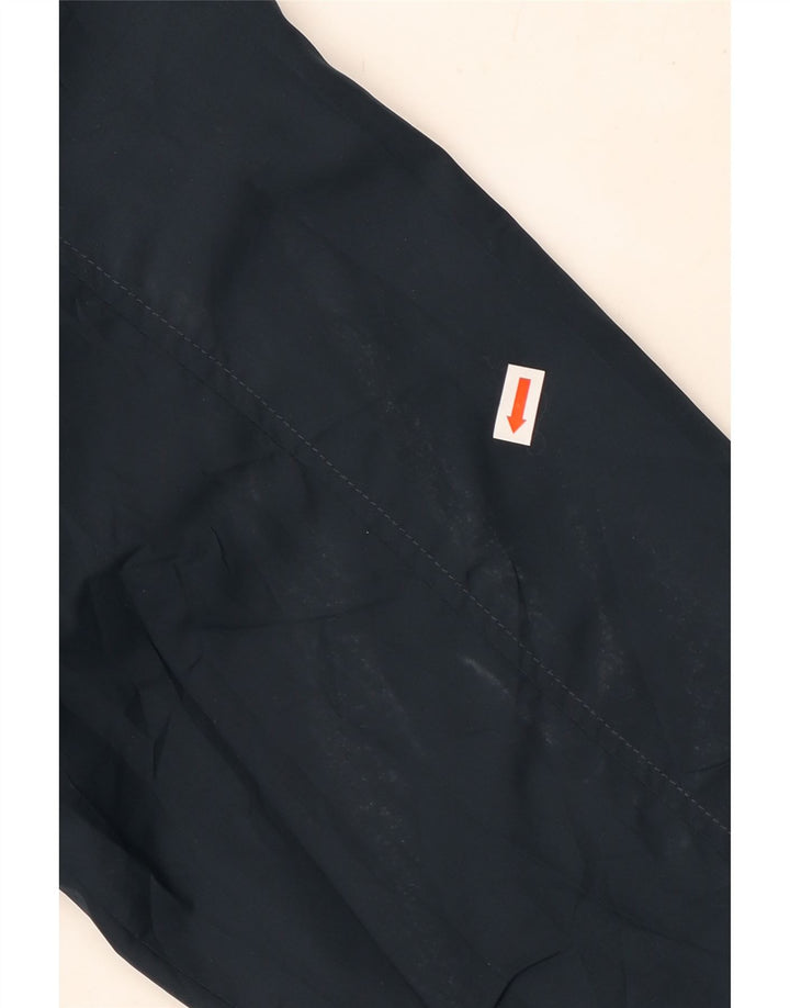 FRANSK FORBINDELSE Herre Bomber Jacket UK 40 Large Navy Blue Polyester