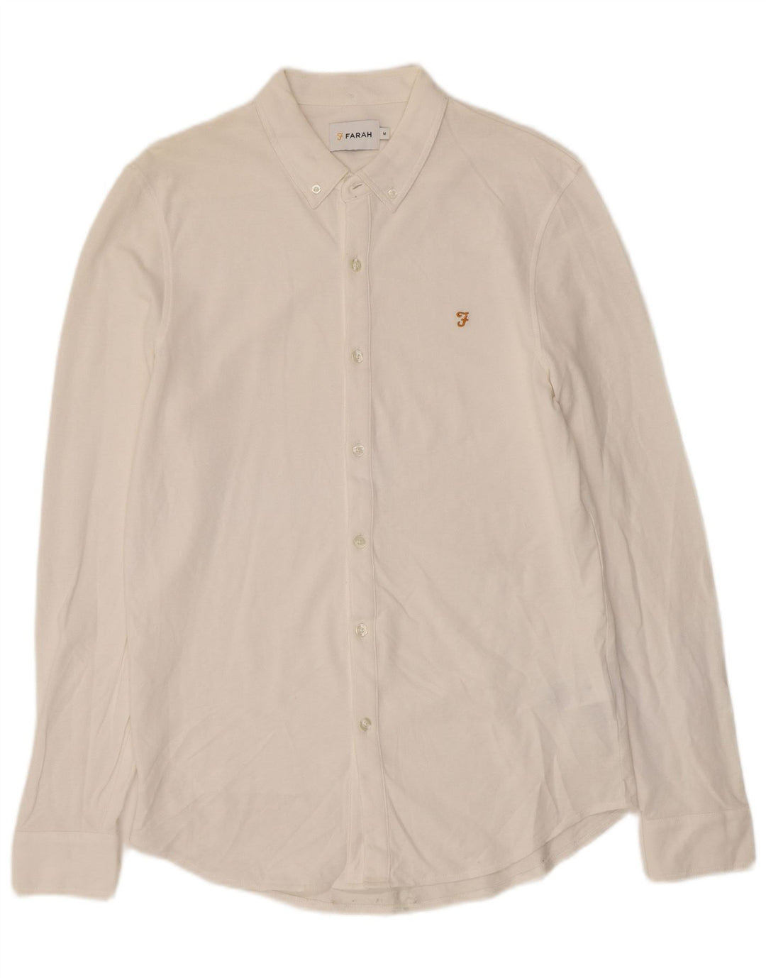 Farah Herreskjorte Medium Hvid Bomuld