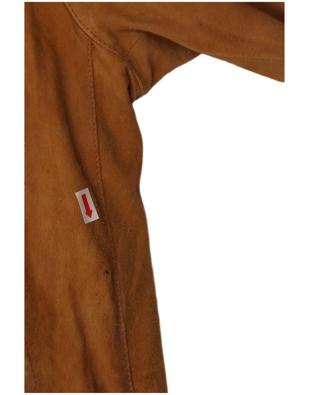 Vintage herre ruskind bomberjakke UK 42 XL brunt læder