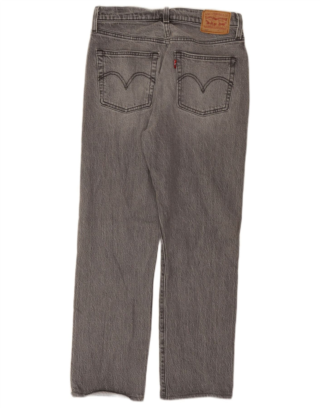 Levi's Dame 501 Straight Jeans W27 L28 Grå Bomuld