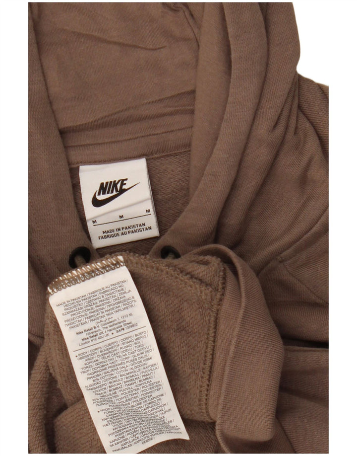 Nike Dame Hættetrøje UK 14 Medium Brun Bomuld