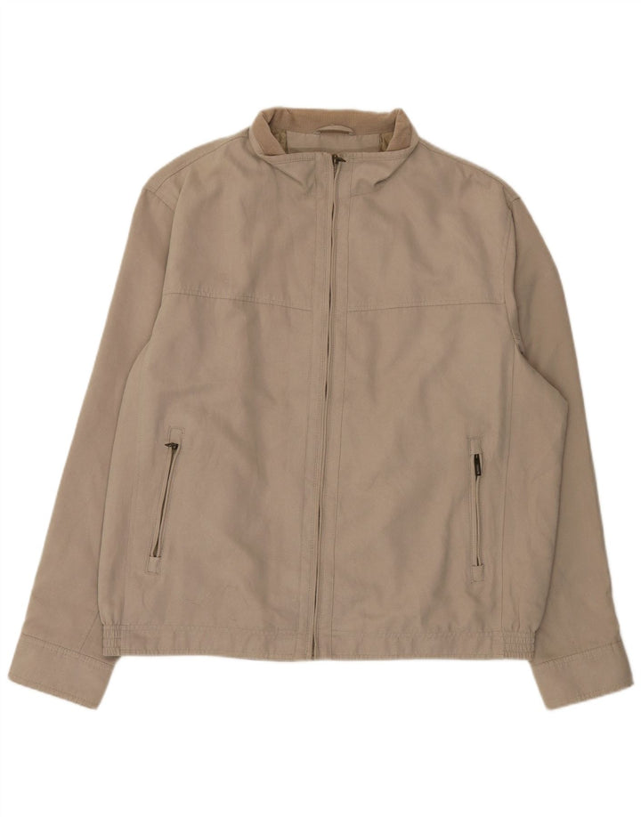 Marks & Spencer Bomberjakke til mænd UK 44/46 XL Grå polyester
