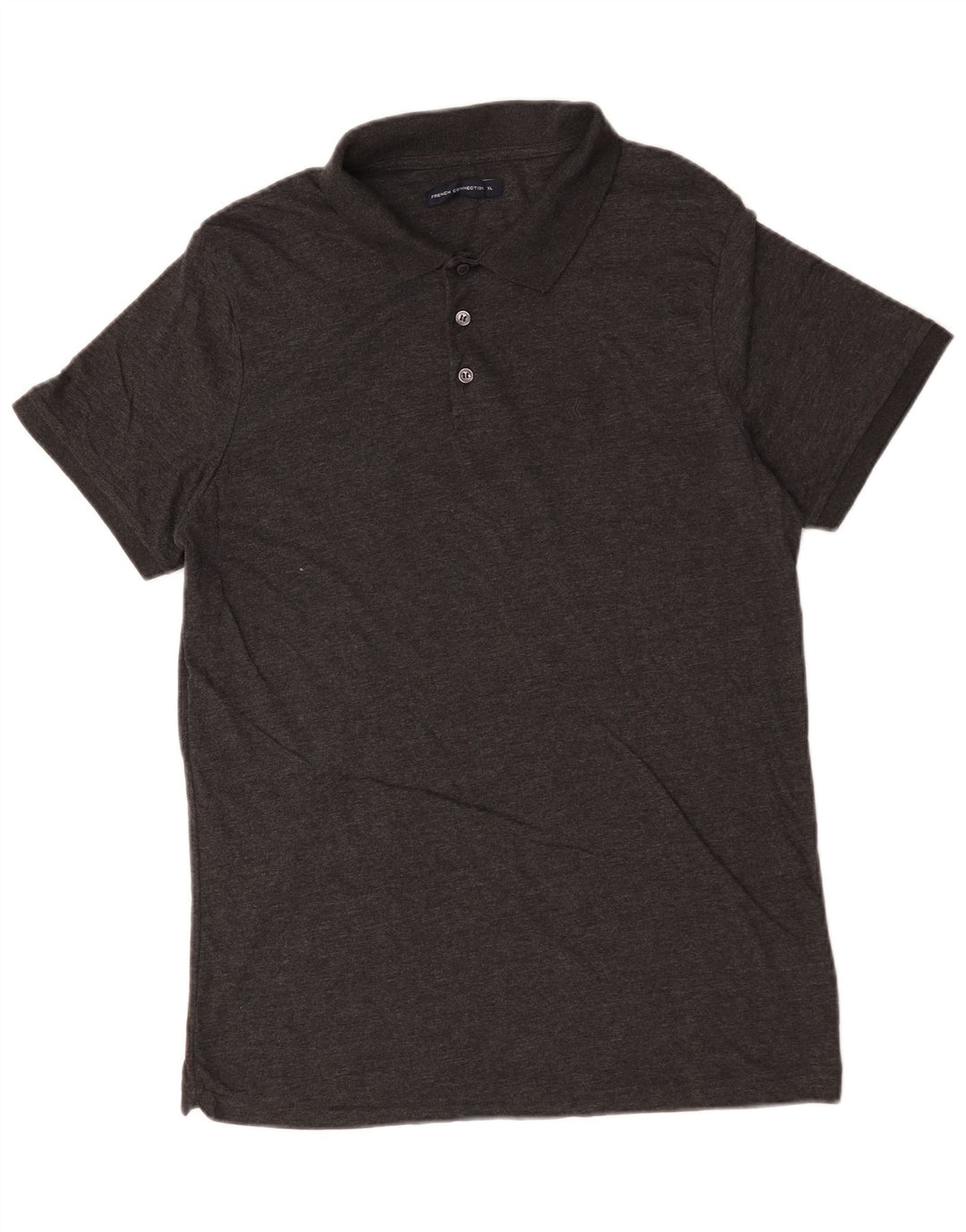 French Connection Herre poloshirt XL Grå Flecked Bomuld
