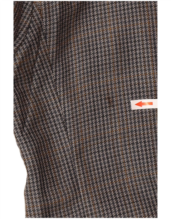 Chaps Herre 2-knaps blazerjakke UK 42 XL Grå Houndstooth