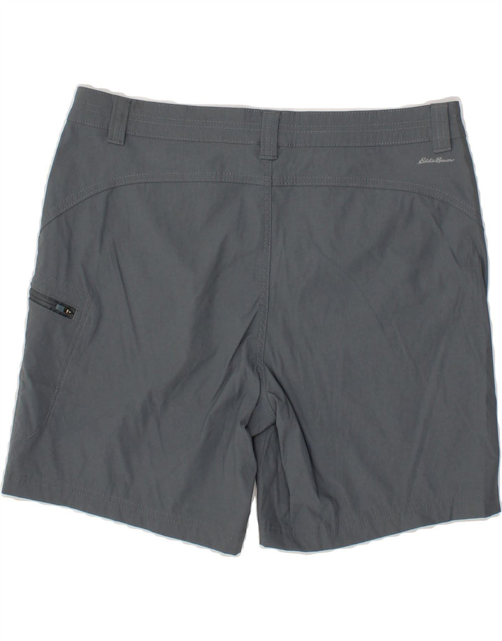 EDDIE BAUER Womens Cargo Shorts US 14 XL W36  Grey Nylon Vintage Eddie Bauer and Second-Hand Eddie Bauer from Messina Hembry 