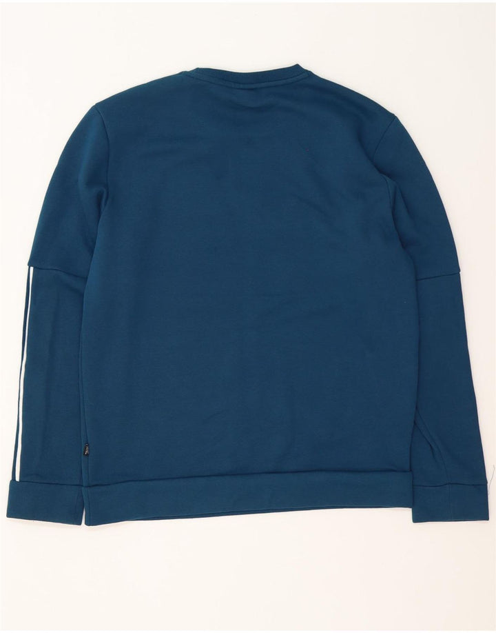 Puma Herre Grafisk Sweatshirt Jumper Medium Navyblå Bomuld