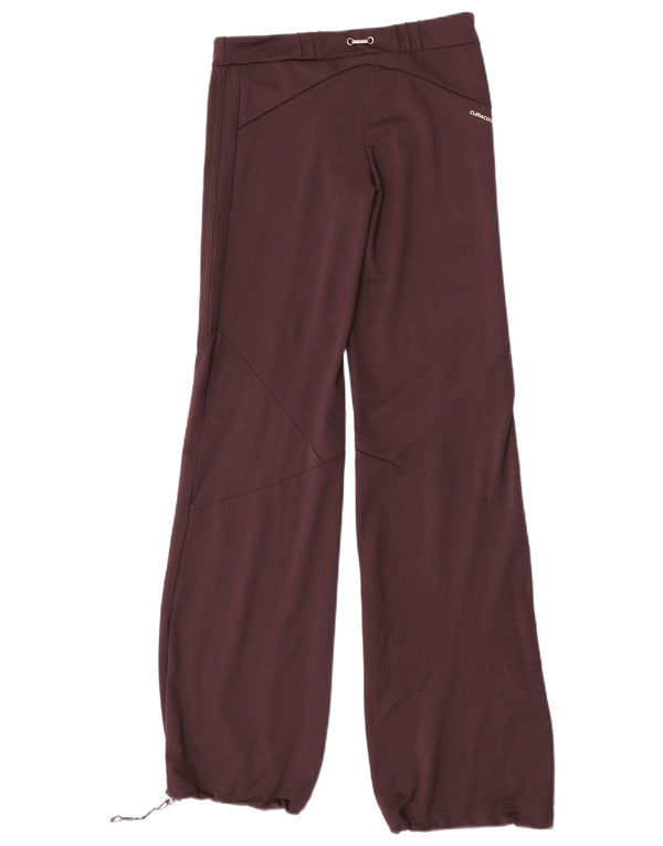 Adidas Dame Clima 365 Træningsdragt Bukser Joggers UK 8 Small Burgundy